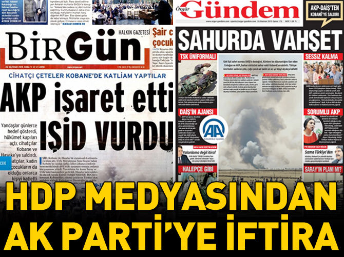 HDP medyası AK Parti'yi hedef alıyor