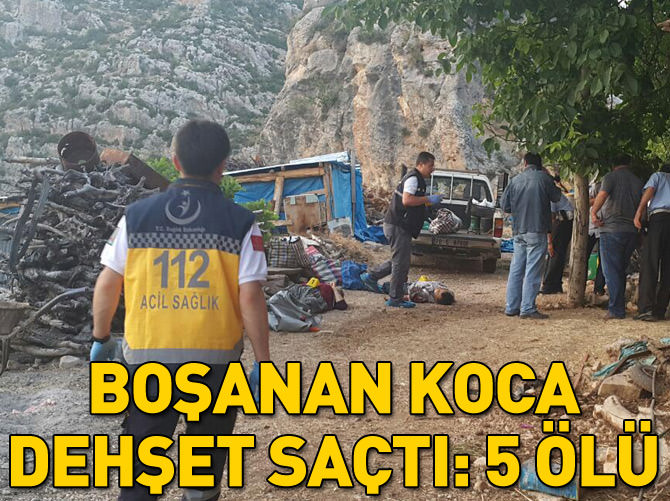Boşanan koca dehşet saçtı: 5 ölü