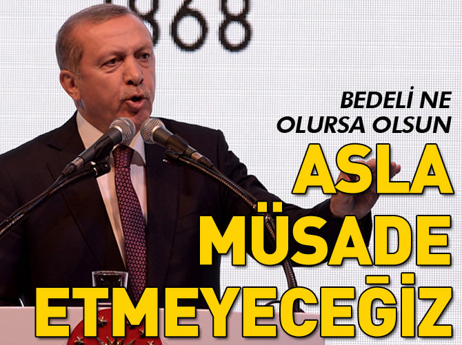 'Bir devlet kurulmasına müsaade etmeyeceğiz'