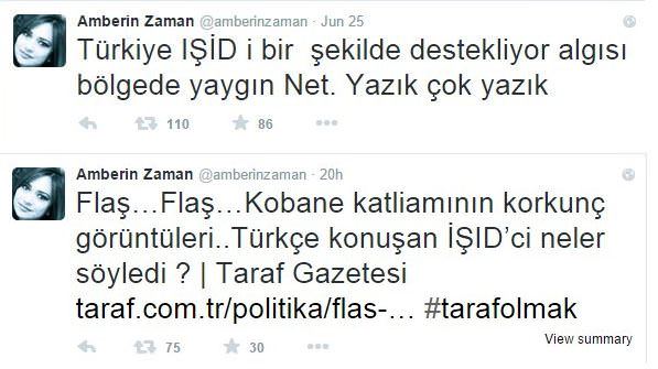 Amberin Zaman'ın tweeti güldürdü - 1