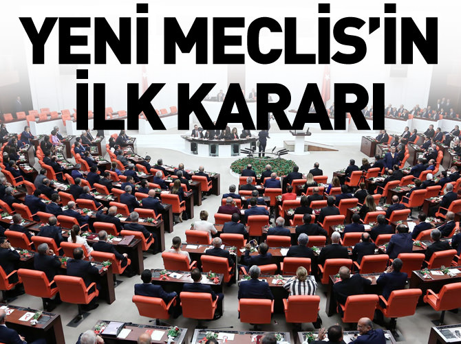 Meclis tatile girmeyecek