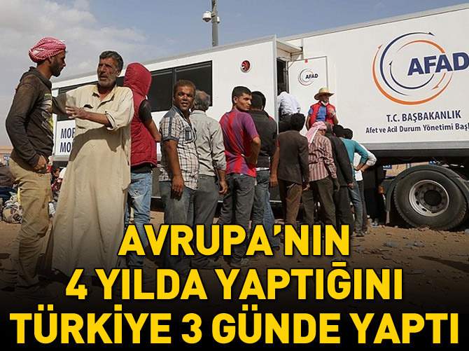 Türkiye Kobani'ye kucak açtı