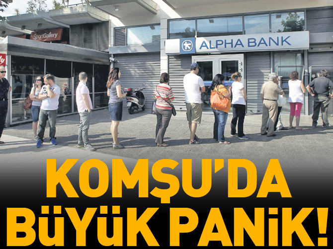 Komşu panikte