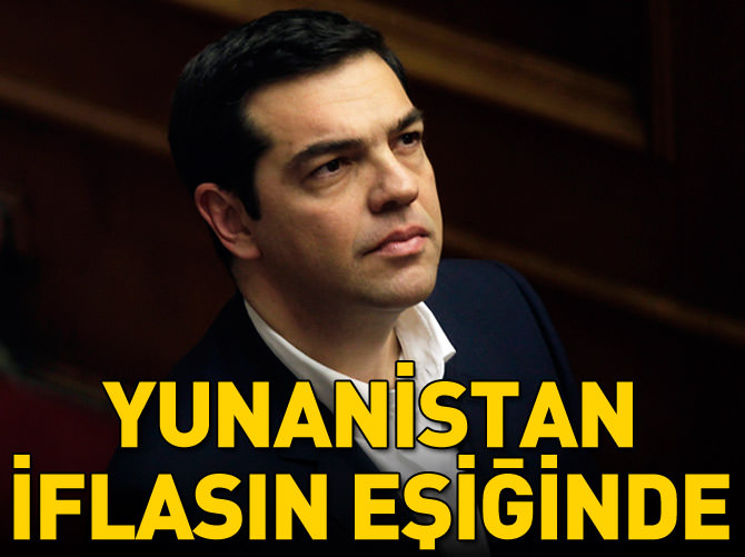 Yunanistan iflasın eşiğinde