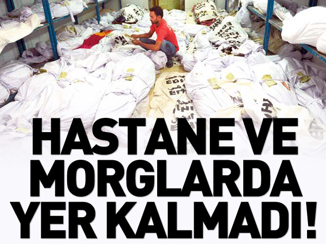 Pakistan'da hastane ve morglarda yer kalmadı!