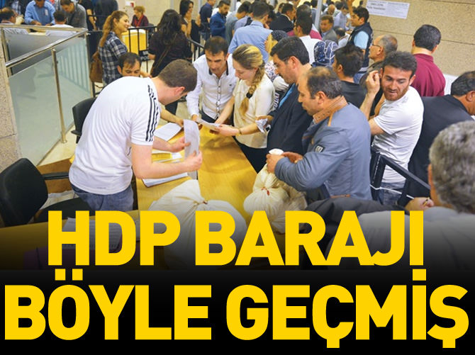 13 köyde bütün oylar HDP’ye