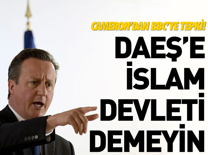 Cameron'dan BBC'ye "IŞİD" eleştirisi