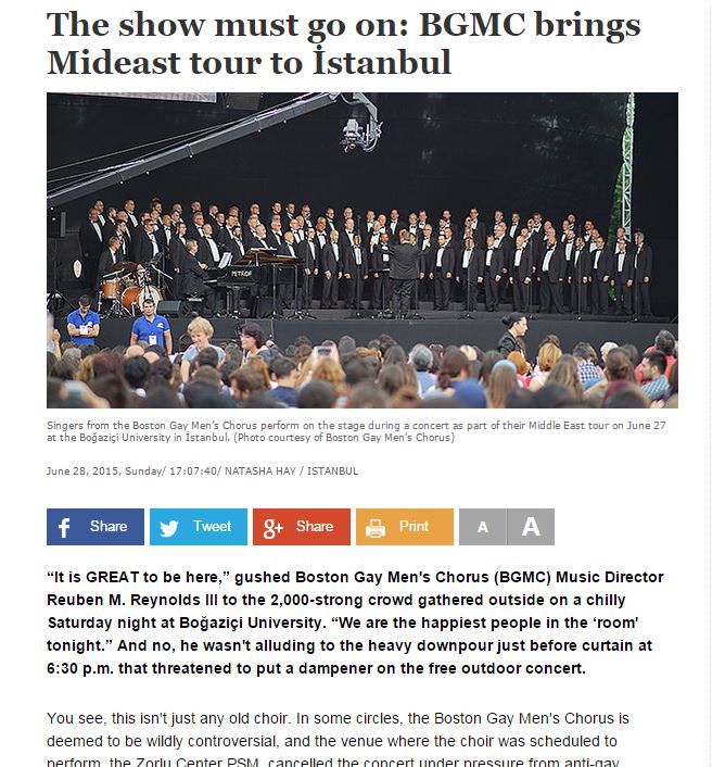 Today’s Zaman’dan eşcinsellere destek - 1