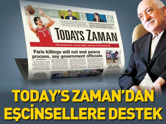 Today’s Zaman’dan eşcinsellere destek