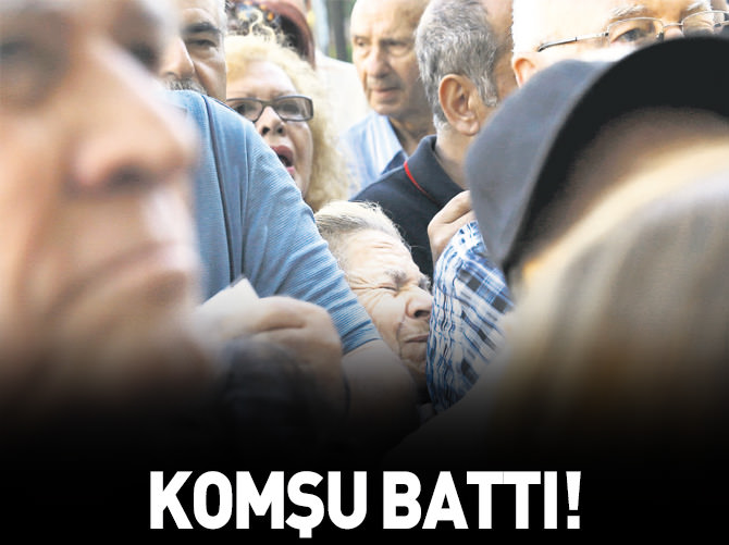 Komşu battı!