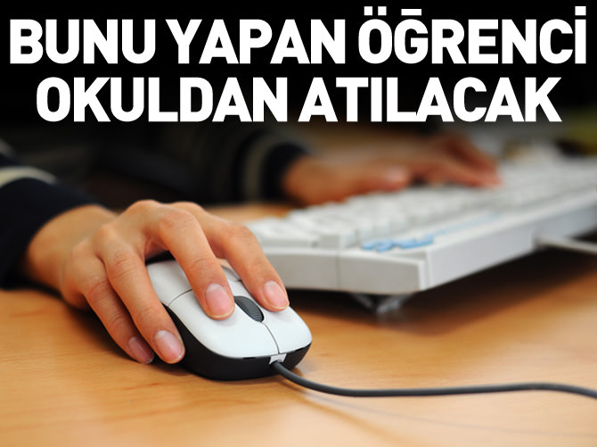 Arkadaşını taciz eden okuldan atılacak