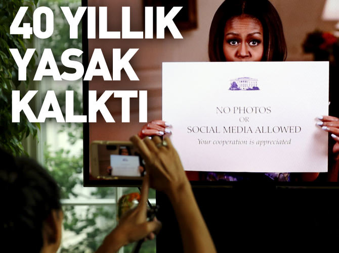 Beyaz Saray'daki 40 yıllık yasak kalktı