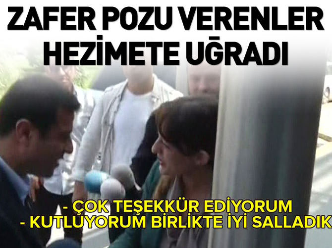 Zafer pozu verenler hezimete uğradı