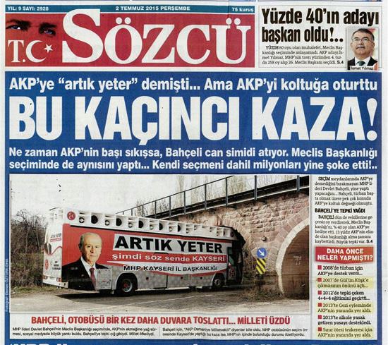 Sözcü’de büyük değişim!