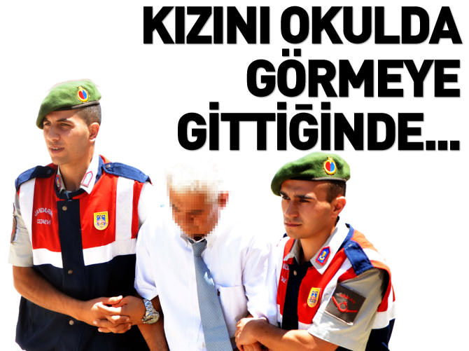 Kızını görmeye okula gittiğinde şok oldu!