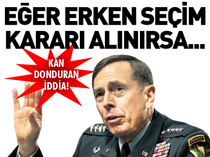 Kan donduran iddia: Eğer erken seçim kararı alınırsa...