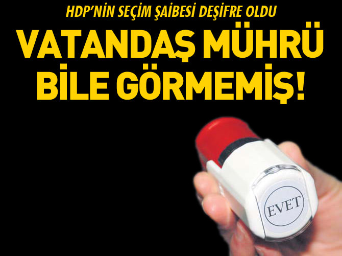 Vatandaşa mühür bile vermediler