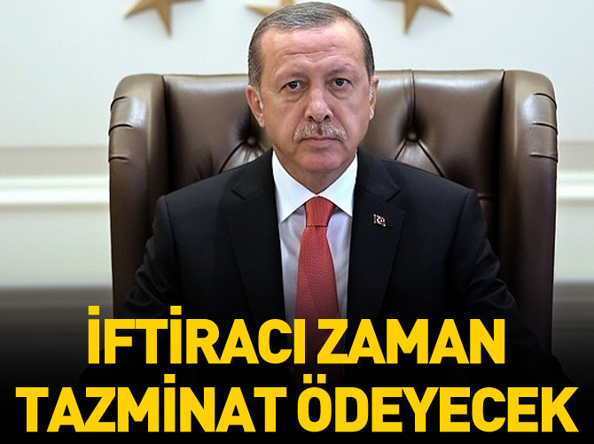 Zaman gazetesi Erdoğan'a tazminat ödeyecek