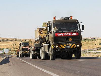 Suriye sınırına askeri sevkiyat