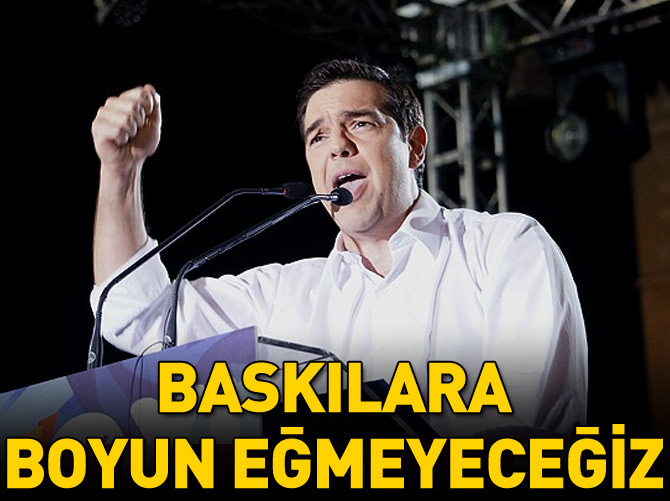 'Tehditlere boyun eğmeyeceğiz'