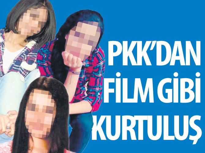 Tuvalete not bırakıp PKK'dan kurtuldular