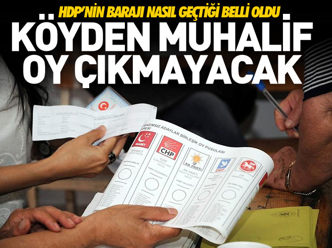 Bazı sandıklarda sadece HDP'ye oy çıktı
