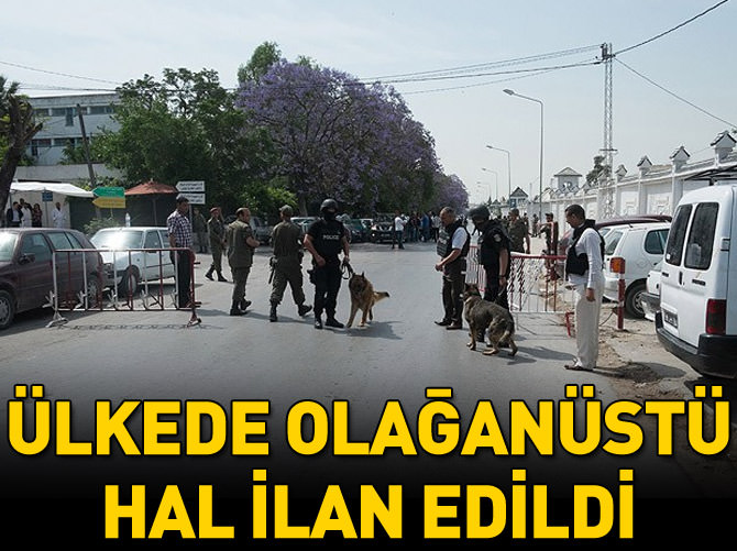 Tunus'ta olağanüstü hal ilan edildi