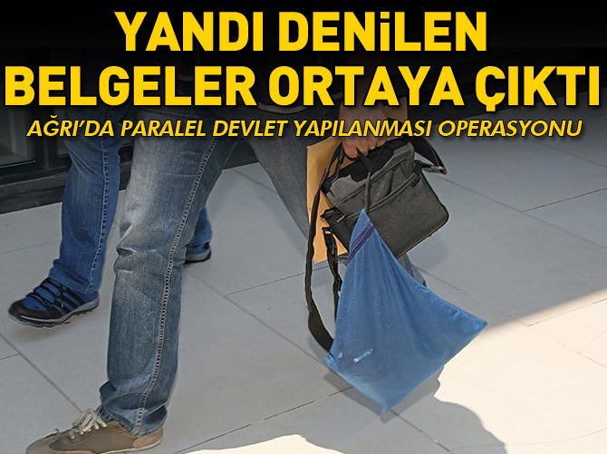 Ağrı'da 'Paralel Devlet Yapılanması' operasyonu
