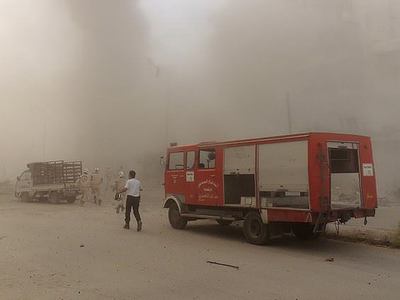 Suriye'de 24 saat içinde 16 varil bombası atıldı