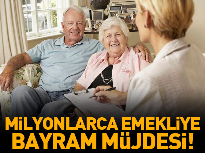 Emekliye zamlı maaş Bayram'da
