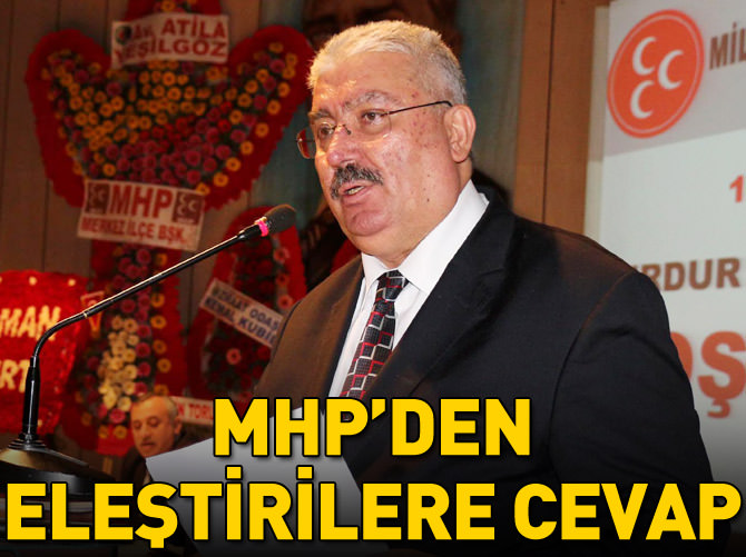 MHP'li Semih Yalçın'dan eleştirilere cevap