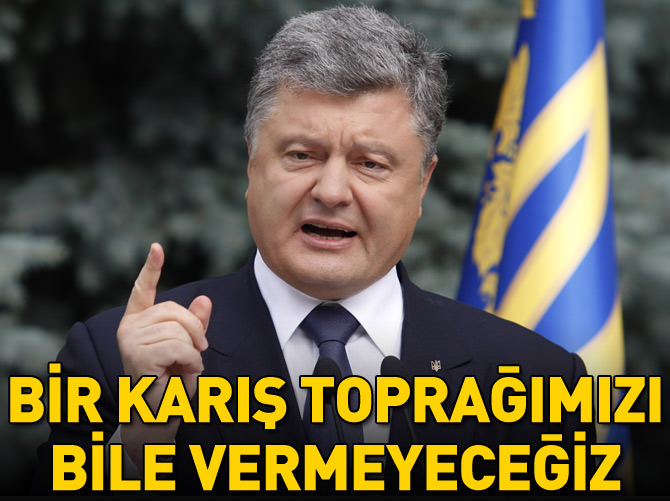'Ukrayna'nın bir karış toprağını bile vermeyeceğiz'