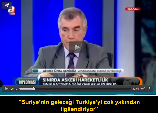 Ahmet Ünsal Çeviköz: Suriye’nin geleceği Türkiye’yi çok yakından ilgilendiriyor