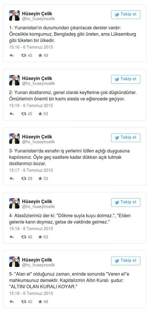 Yunanistan'ı 5 tweetle özetledi - 1