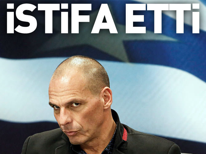 Yunanistan Maliye Bakanı Varoufakis istifa etti