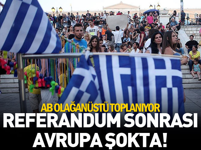 Avro bölgesi liderlerine olağanüstü toplantı çağrısı