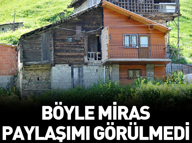 Böyle miras paylaşımı ne görüldü ne duyuldu