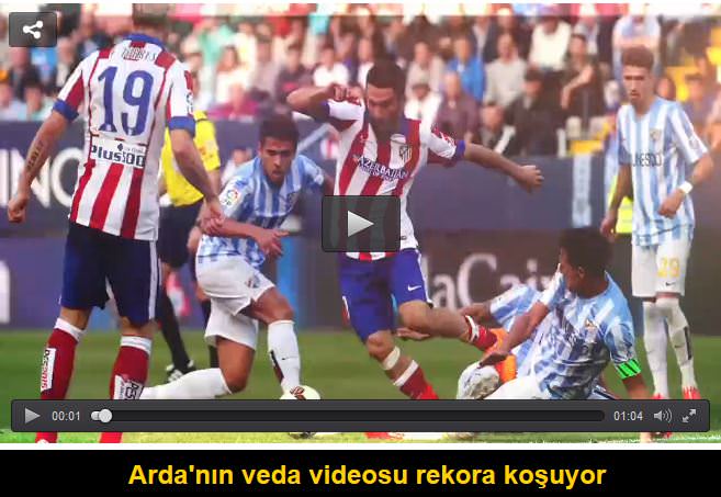 Arda'nın veda videosu rekora koşuyor