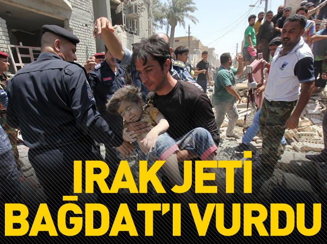 Irak jeti yanlışlıkla Bağdat’ı vurdu: 12 ölü