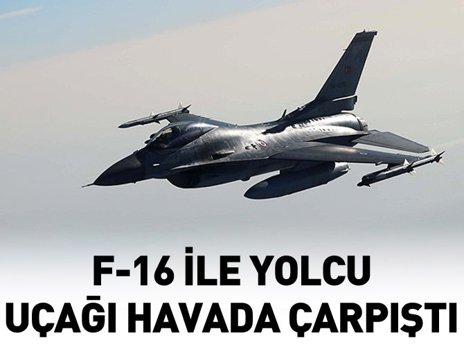 ABD'de F-16 ile Cessna çarpıştı