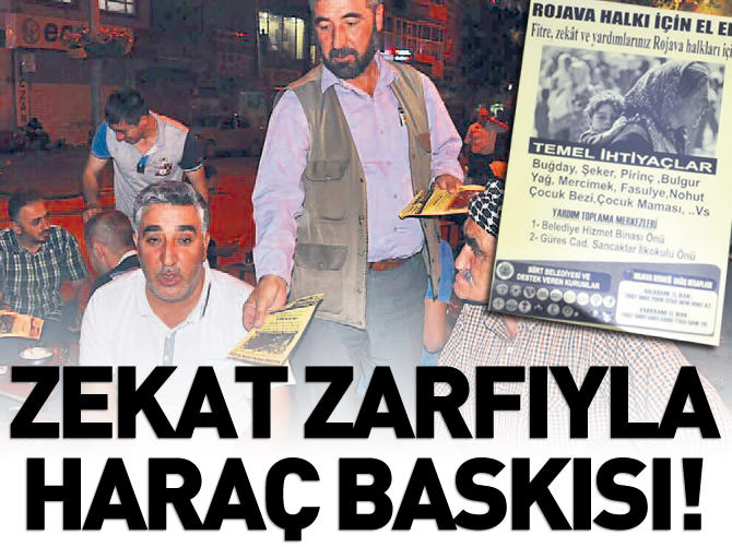 HDP zekat diye haraç topluyor
