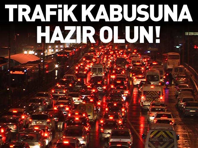 Bayramda trafik kabusuna hazır olun!