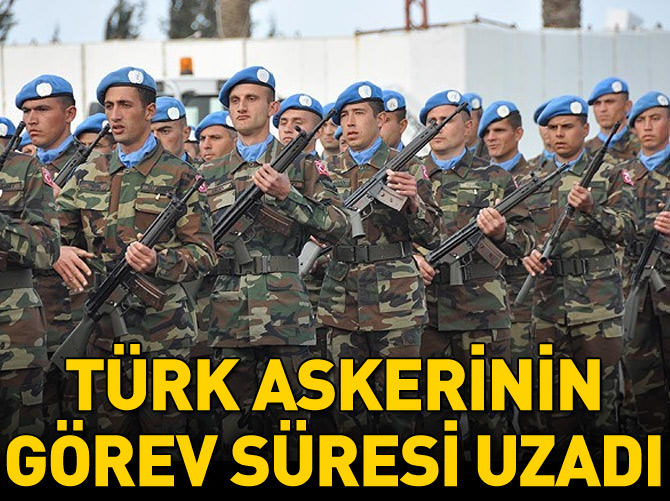 Lübnan'daki Türk askerinin görev süresi uzatıldı