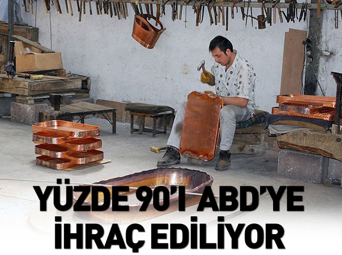 'Türk bakırı' ABD'lilerin evlerini süslüyor