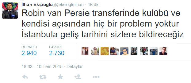 Van Persie'nin İstanbul'a geliş tarihini sizlere bildireceğiz - 1