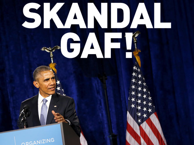 Obama'dan skandal gaf