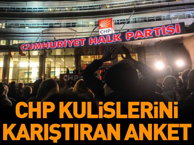 CHP kulislerini sarsan anket