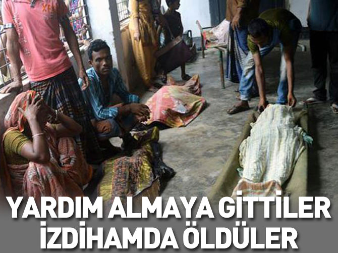 Bangladeş'te giysi yardımı izdihamı: 23 ölü