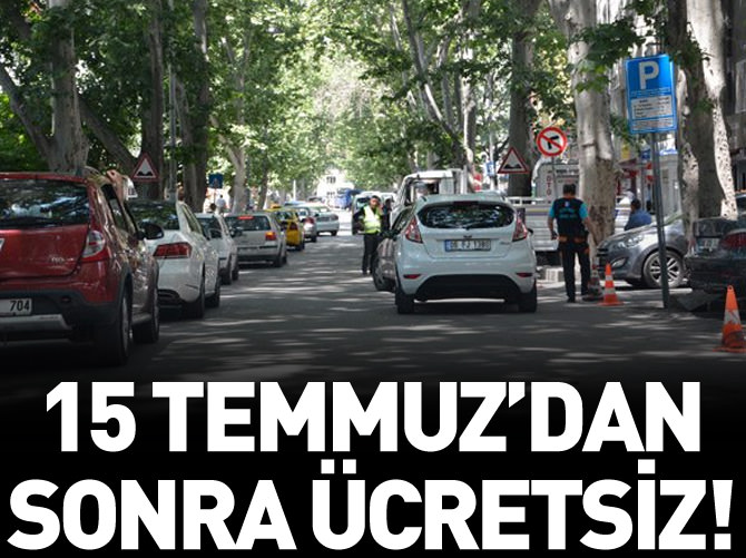 Ankara'da yol kenarı otoparkları ücretsiz olacak