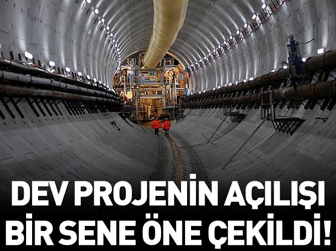 Avrasya Tüneli’nin yüzde 90’ı tamamlandı